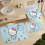 Ensemble rideau de douche Hello Kitty avec tapis de bain antidérapant et 6