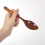 Cucchiaino da caffè in legno, utensile da cucina con manico, 2 pezzi 5