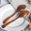 Cucchiaino da caffè in legno, utensile da cucina con manico, 2 pezzi 6