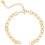 Bracelet Chains for Jewelry Making 5-Pack Gold Plated 2