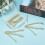 Bracelet Chains for Jewelry Making 5-Pack Gold Plated 8