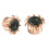 Κομματοφόρος χάλκινου γάντζου Mosiee 18x8x14.5mm 10 δόντια 2