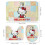 Ensemble rideau de douche Hello Kitty avec tapis de bain antidérapant et 3