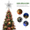 Kerstster als piek voor de kerstboom (1 stuk) 6