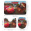 Lightning McQueen Bathroom Set 4-Piece with Non-Slip Rug 3