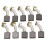 Mosiee motor carbon brushes17x17x7mm10pcs 7