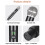 UHF Wireless Handheld Microphone 2-Channel Rechargeable 8