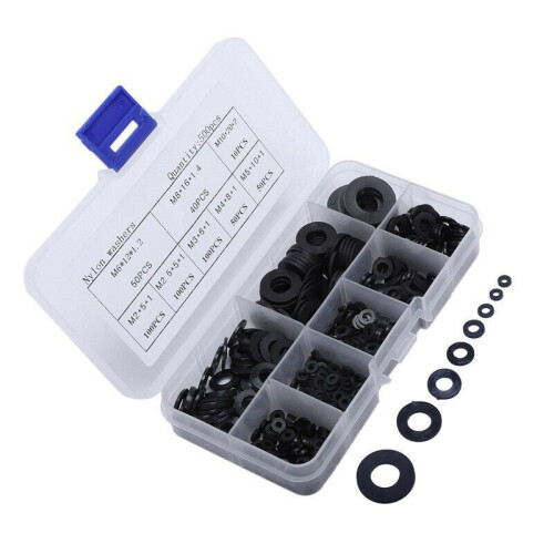 Mosiee Nylon-Flach-O-Ring-Dichtung M2-M10 1