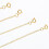 Copper Extension Chain for Necklaces and Anklets 5 pcs 6
