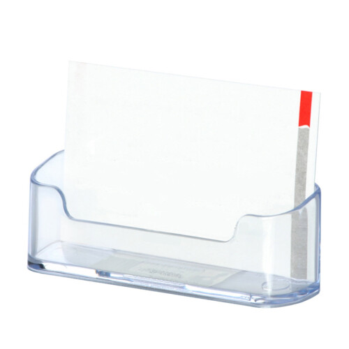 Visitekaarthouder set, transparante bureaudisplay, 1 stuk 2