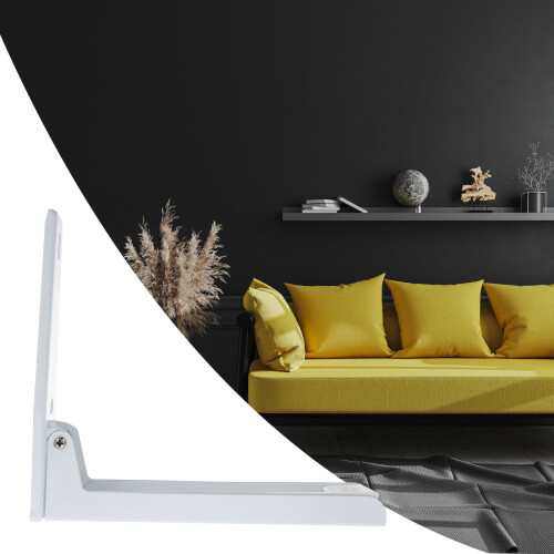 Étagère murale rétractable pour micro-ondes en acier inoxydable 1