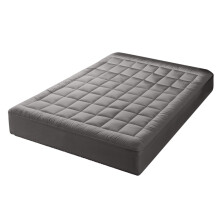 Liquidation ! Surmatelas double couche Tahtuvzn, housse en coton, protège-matelas à poches, doux et silencieux – Décoration intérieure