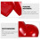 Clear Plastic Fillable Ornament Balls Heart Gift Boxes5PCS 5