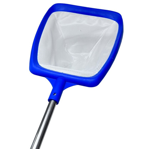 Pool Skimmer 3 Section Adjustable Telescopic Pole Pool Leaf Skimmer for Cleaning Pool Spas Ponds 2