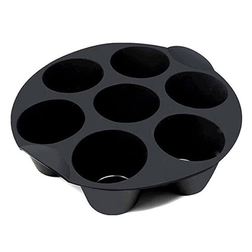 Silikonmuffinsform med 7 kopper for airfryer opptil 5,8 l
