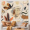 Mid Century Modern Fabric Wall Hanging Tapestry Abstract 1