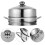 Stainless Steel Steamer Basket 24cm 1 Set 2