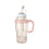 Miayilima glasvattenflaska med handtag 40oz 1