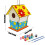 Wooden Bird House Set Hand Painted 30ml 2