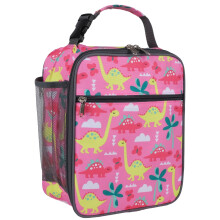 Kinderlunchtas, geïsoleerde schoollunchbox met riem en flessenhouder, waterbestendige thermische koeltas voor jongens en meisjes
