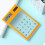 8-Digit Solar Calculator Transparent Ultra-Thin 4