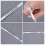 Ring Sizer Kit Plastic Finger Measuring Tool 1 Set 6