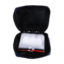 Pilulier Étanche A7 avec 7 Pochettes Zippées de Taille L, Système de Rangement Hebdomadaire