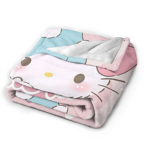 Κουβέρτα ξενοδοχείου Hello Kitty εξαιρετικά απαλή fleece 60x50 ίντσες 1