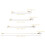 Necklace extender copper 4 pcs 5
