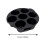 Silikonmuffinsform med 7 kopper for airfryer opptil 5,8 l 2