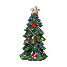 Green Fiber Optic Christmas Tree 2.95x5.31in with Star