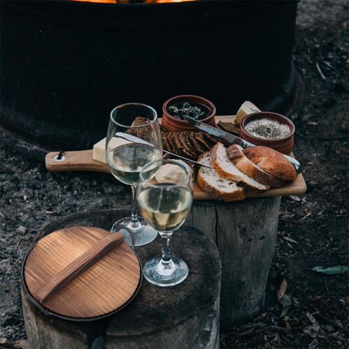 Mini amphora wok pre-seasoned cast iron 1 piece 2