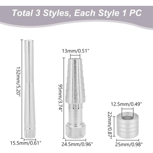 Steel Ring Stretcher Tool for Finger Sizing 2.5x2.2x1.25 cm 2