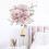 Peony Flower Wall Stickers Pink Removable Decals Set 8