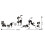 Kids Wall Stickers Animal Mural Set 6 Pieces 7