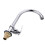 Robinet d'évier de cuisine à bec pivotant, mitigeur monocommande, finition moderne. 4