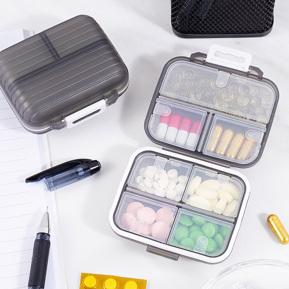 FloHua Christmas mini pill box 3-compartment moisture-proof