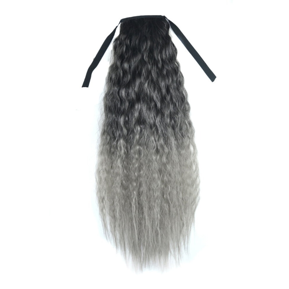 Gradient Ribbon Hair Extension Clip Ponytail