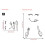 Kitchen fridge wall sticker cute happy face vinyl 1 set 3