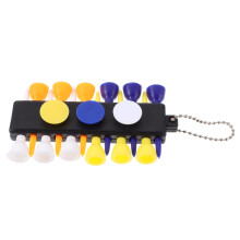 Golf Ball Marker and Divot Tool with Fruit Design
