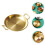 Stainless Steel Wok Tray Round with Handle 1 pc 4