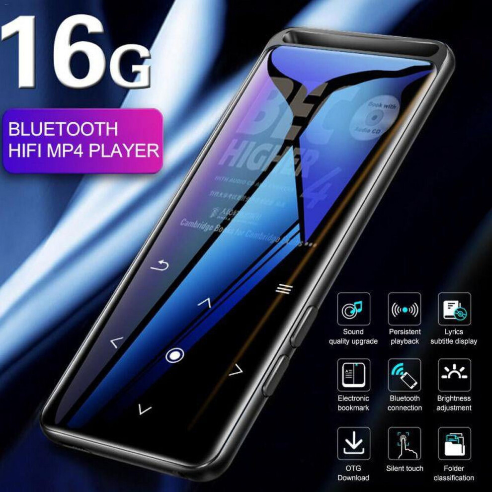 Mp3 Player 16Gb Bluetooth 5.0 Fm Radio Hifi Sound 972700523380