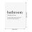 Boho Bathroom Wall Art Print Humorous Message 1 Piece 2