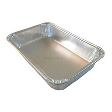 Plat à four en aluminium à parois lisses, 340 g (25 unités)