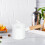 Ceramic Milk Pan White 300ml 5