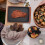 Eease steak plate griddle pan with wooden base 1 set 3