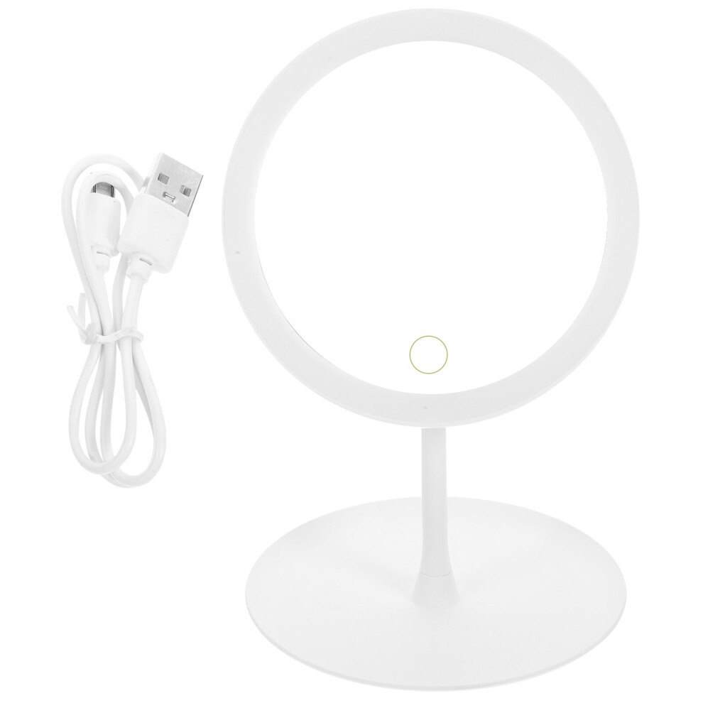 LED Makeup Mirror Adjustable White USB Rechargeable