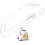 Set di collana con ape per donna, elegante girocollo in 2 pezzi 1