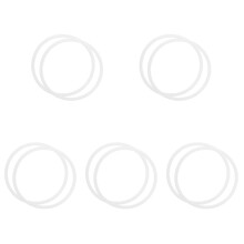 Pressure Cooker Silicone Sealing Washers 10 Pcs White