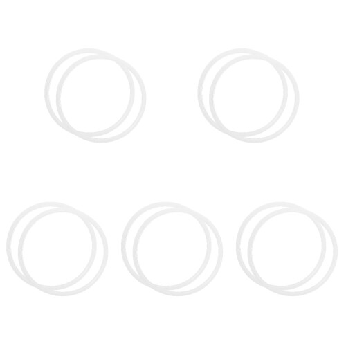 Pressure Cooker Silicone Sealing Washers 10 Pcs White